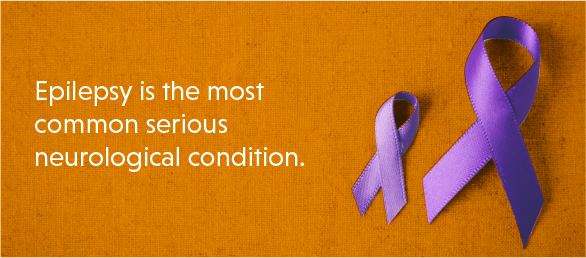 Epilepsy is the most common serious neurological condition